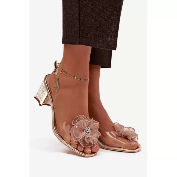  Damensandalen D&A MR52-238 GOLD 