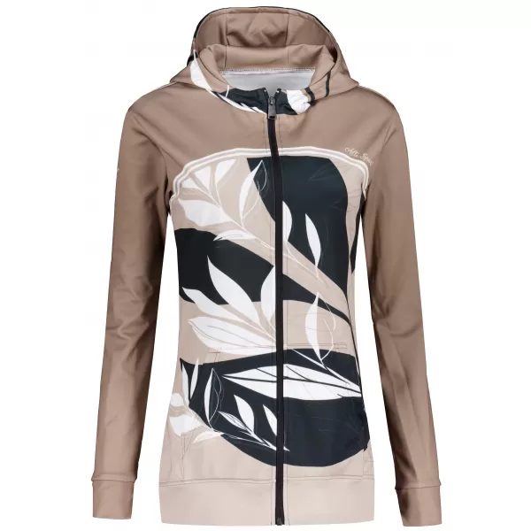  Hochwertiges Damen-Sweatshirt mit Reißverschluss ALTISPORT VOJ/ALW128MI02 KAFFEE 