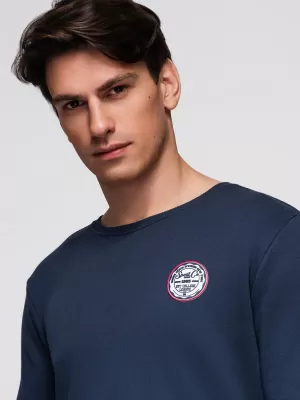 Herren-Sweatshirt OMBRE B1713 MARINEBLAU