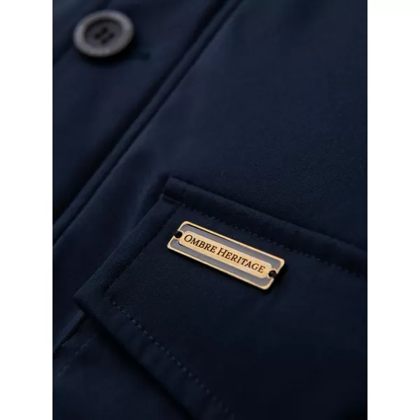  Herrenparka OMBRE OM-JAPJ-0287 MARINEBLAU 