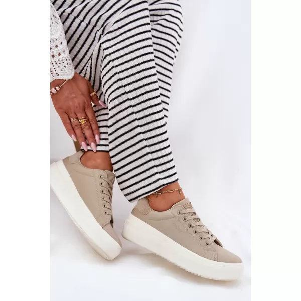  Damen-Sneaker BIG STAR RR274465 BEIGE Big Star Shoes 
