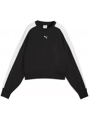 Damen-Sweatshirt PUMA T7 OVER-OVERSIZED CREW 633439-01 PUMA SCHWARZ