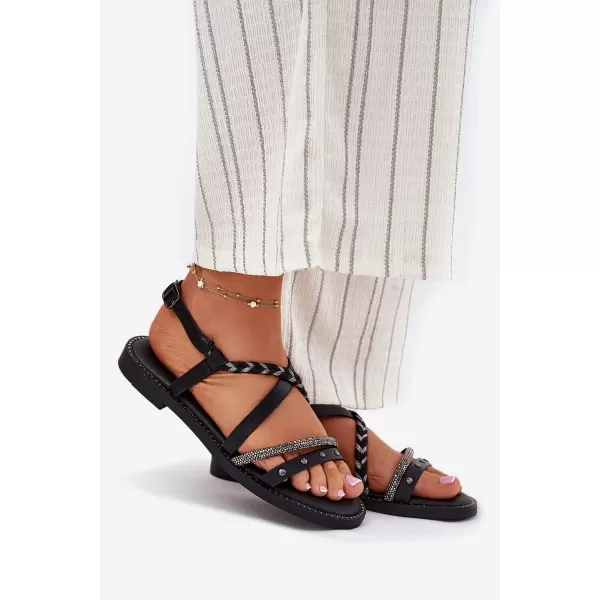  Damensandalen VINCEZA 17379 SCHWARZ 