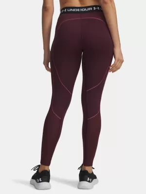 Leggings für Damen UNDER ARMOUR UA COLDGEAR TEXTURED LEGGING 6003997-600 ROT