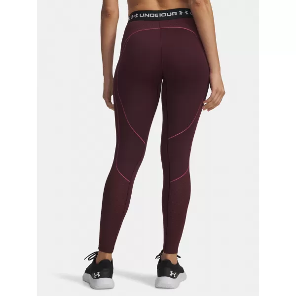  Leggings für Damen UNDER ARMOUR UA COLDGEAR TEXTURED LEGGING 6003997-600 ROT 