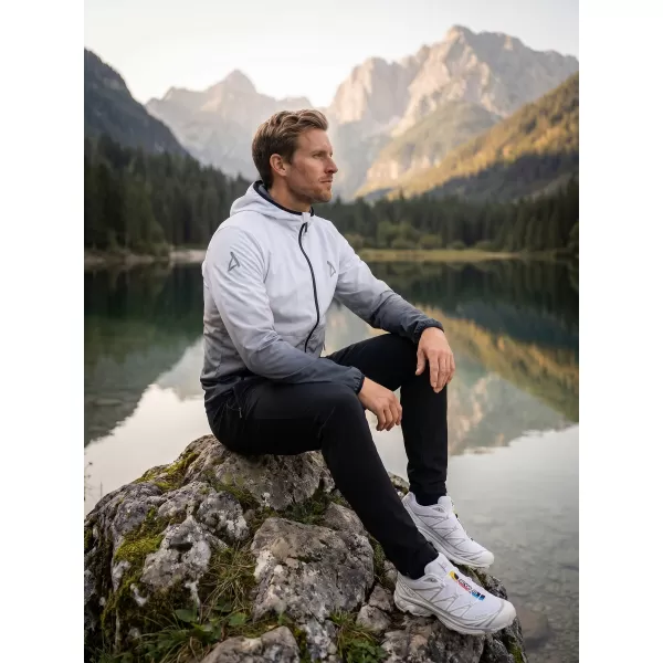  Premium-Softshelljacke für Herren ALTISPORT VOJ/ALM126JACK01 SCHWARZ UND WEIß 