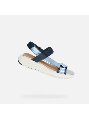 Damensandalen GEOX FLEXTRIDE S G013068 BLAU
