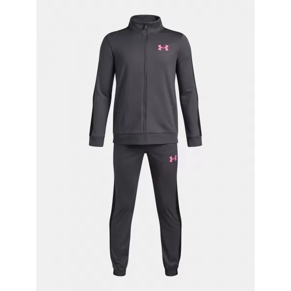  Jungen-Set UNDER ARMOUR UA RIVAL KNIT TRACK SUIT 1363290-025 GRAU 
