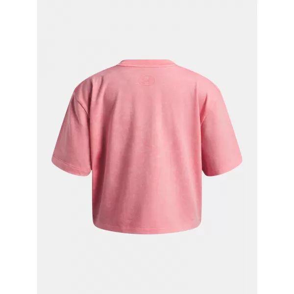  Mädchen-T-Shirt UNDER ARMOUR UA G RIVAL WASH SS 6011673-600 ROSA 
