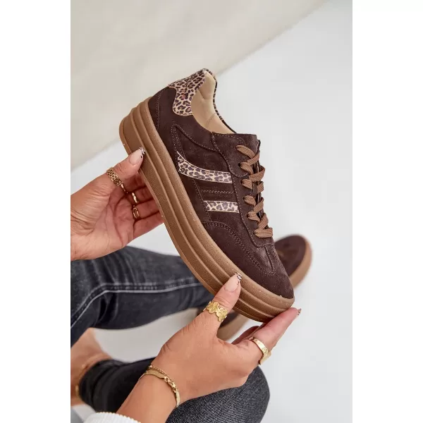  Damenschuhe ZAZOO N1176 BRAUN/BEIGE 