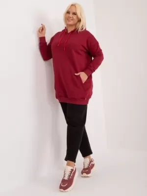 Damen-Sweatshirt BASIC FEEL GOOD RV-BL-6338.19X BURGUND