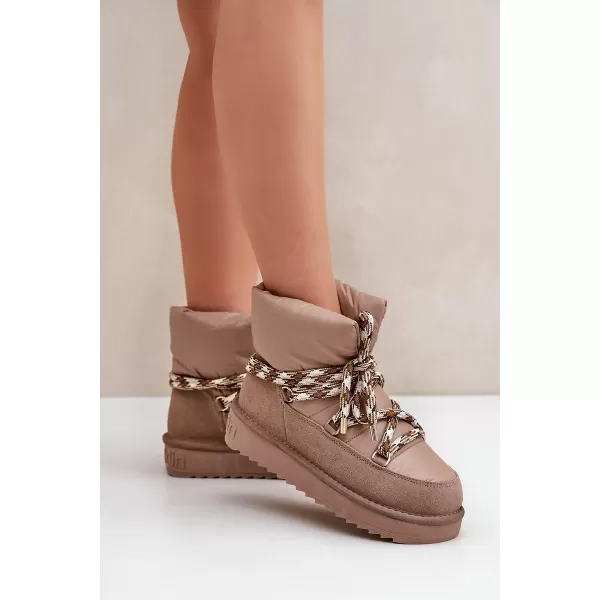  Schneemänner für Frauen D.FRANKLIN DFSH375003 TAUPE 