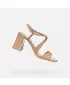 Damensandalen GEOX NEW ERAKLIA 80 T01 G012894 HELLBRAUN