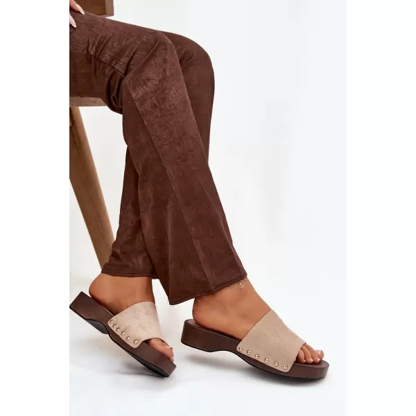  Damenhausschuhe BOTO FERINNA 41222 KHAKI 