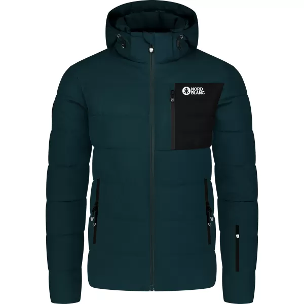 Herren-Winterjacke NORDBLANC BRAMBLE NBWJM8258 BLAUGRÜN 