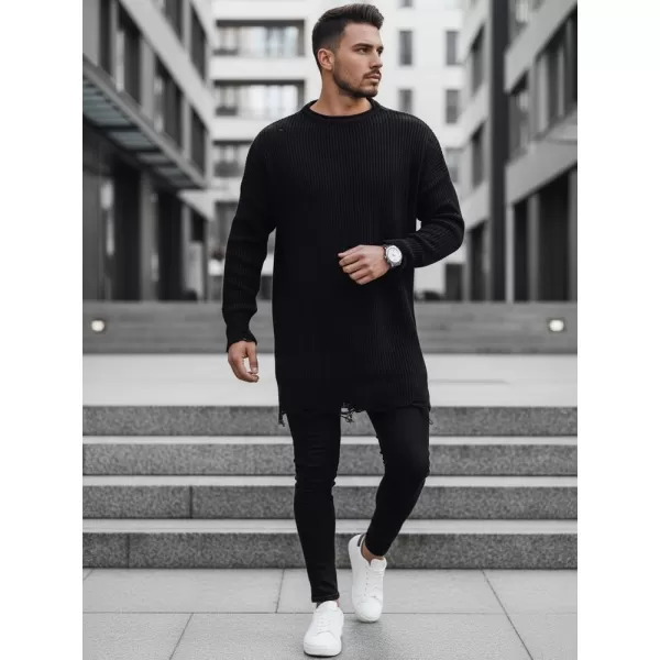 Herrenpullover DSTREET WX1962 SCHWARZ 