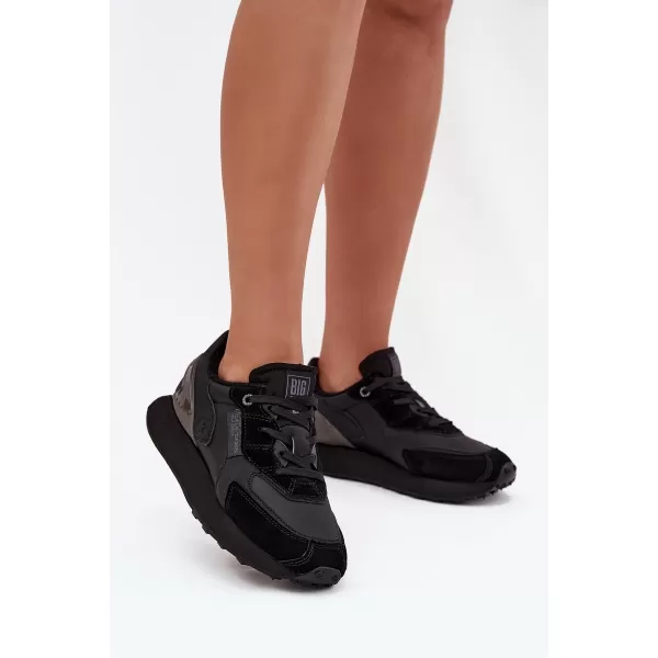  Damen-Sneaker BIG STAR OO274562 SCHWARZ Big Star Shoes 