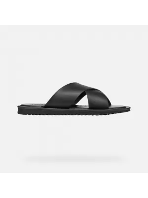 Herrensandalen GEOX ERICE G002620 SCHWARZ