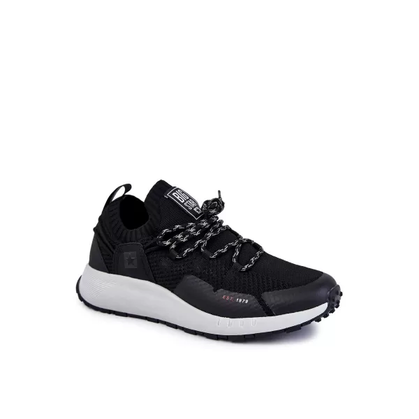  Herrenschuhe BIG STAR KK174015 SCHWARZ Big Star Shoes 