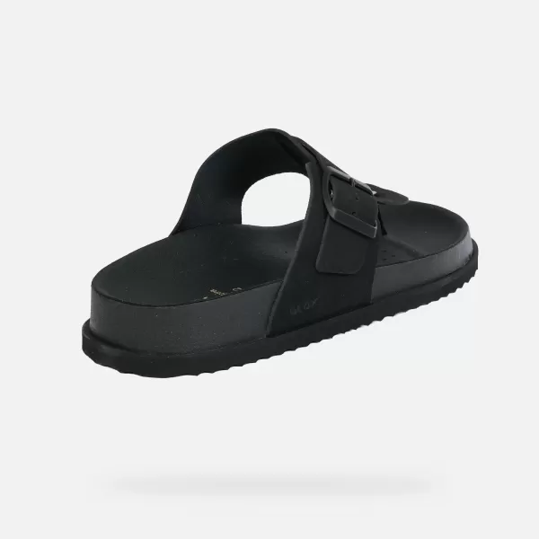  Herrenhausschuhe GEOX PARNAIBA G014438 SCHWARZ 