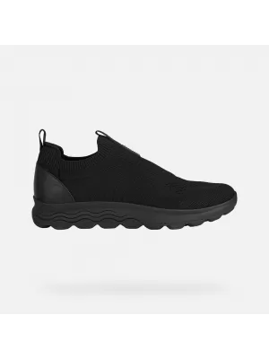 Herren-Sneaker GEOX SPHERICA G002584 SCHWARZ