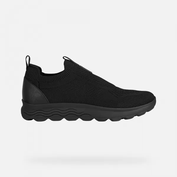  Herren-Sneaker GEOX SPHERICA G002584 SCHWARZ 