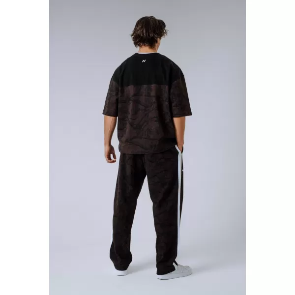  Übergroßes T-Shirt POWER 898 DARK BROWN CAMO Nebbia 