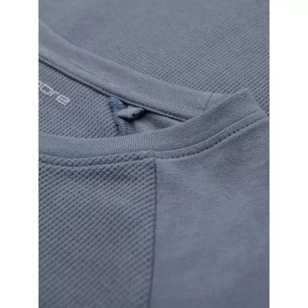  Herren-T-Shirt OMBRE OM-LSCL-0109 BLAUER DENIM 