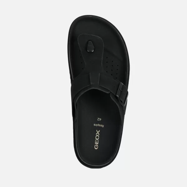 Herrenhausschuhe GEOX PARNAIBA G014438 SCHWARZ 