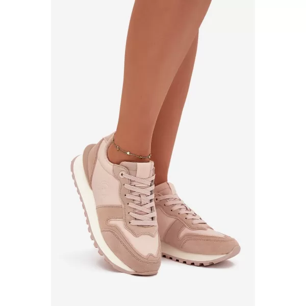  Damen-Sneaker BIG STAR OO274521 BEIGE Big Star Shoes 