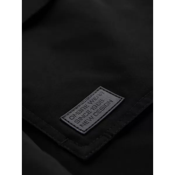  Herrenmantel OMBRE OM-JAPJ-0316 SCHWARZ 