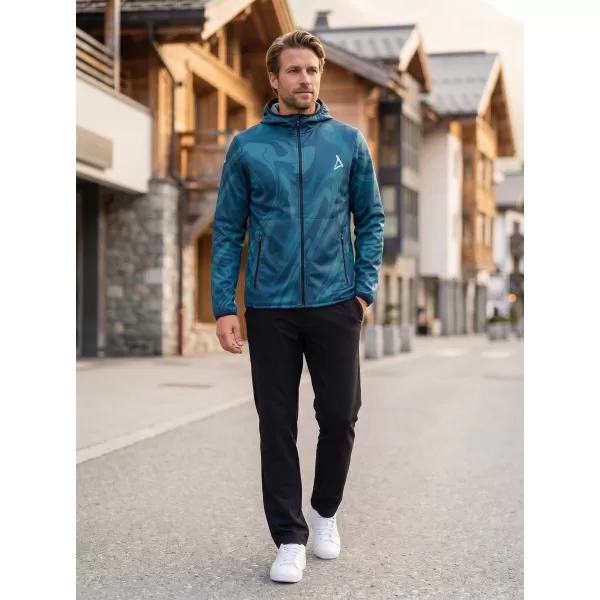  Premium-Softshelljacke für Herren ALTISPORT VOJ/ALM072JACK01 KEROSIN 