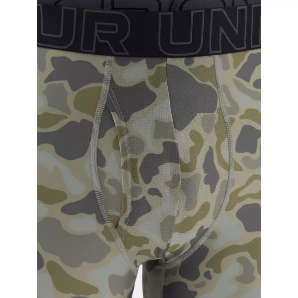  Herren-Boxershorts UNDER ARMOUR UA PERFORMANCE TECH - PRINT 6IN - 1PK 1383875-069 TITAN 