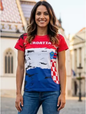 Premium-T-Shirt für Damen ALTISPORT VOJ/ALW036HR/TR01 KROATIEN
