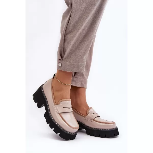  Damenmokassins D&A MR870-32 BEIGE 