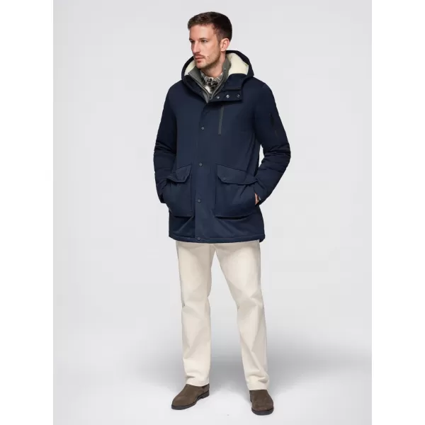  Herrenmantel OMBRE OM-JAPJ-0316 MARINEBLAU 