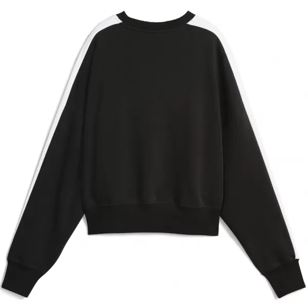  Damen-Sweatshirt PUMA T7 OVER-OVERSIZED CREW 633439-01 PUMA SCHWARZ 