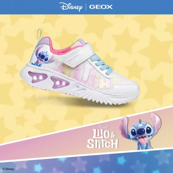  Mädchen-Sneaker GEOX ASSISTER J65E9B0AN02C0653 WEIß 
