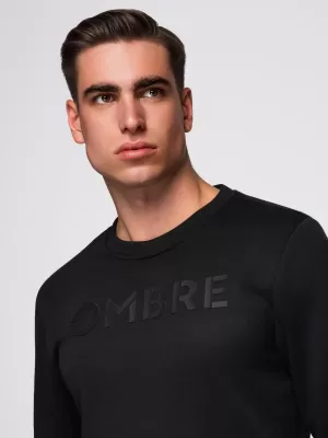 Herren-Sweatshirt OMBRE B1711 SCHWARZ
