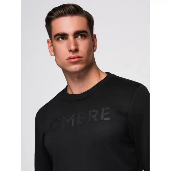  Herren-Sweatshirt OMBRE B1711 SCHWARZ 