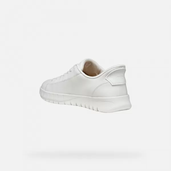  Herren-Sneaker GEOX FLEXTRIDE PLUS FAST IN G014650 WEIß 