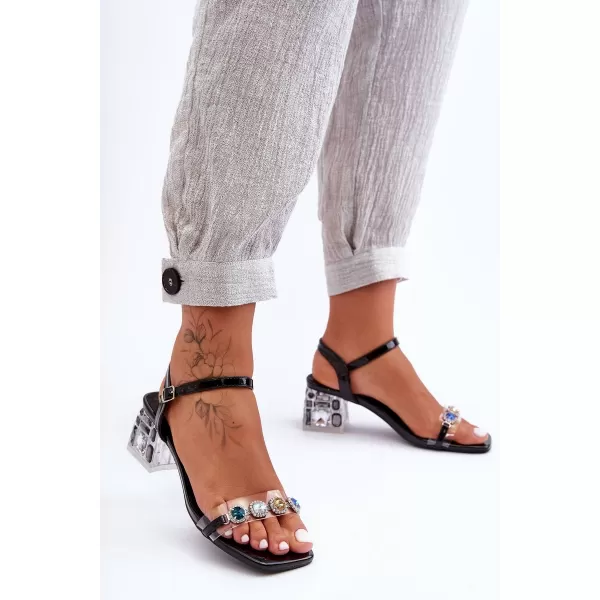  Damensandalen S.BARSKI MR1037-01 SCHWARZ 