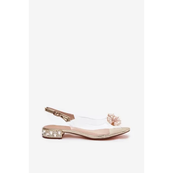  Damensandalen D&A MR52-229 GOLD 
