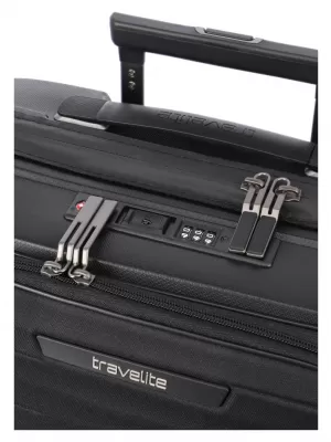 Koffer TRAVELITE Mooby S,M,L Front pocket SCHWARZ
