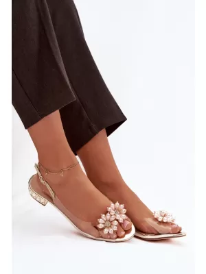 Damensandalen D&A MR52-229 GOLD