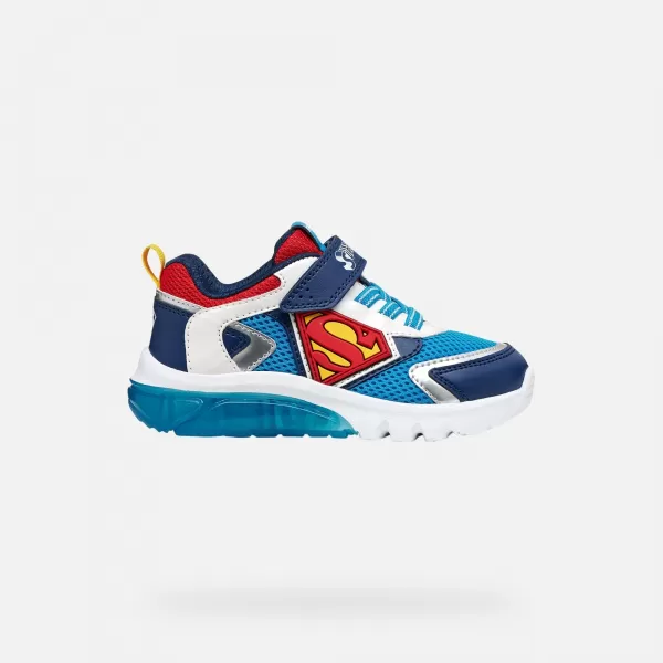  Turnschuhe für Jungen GEOX CIBERDRON J65LBB01454C4320 BLAU 