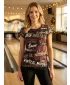 Premium-Weihnachts-T-Shirt für Damen ALTISPORT VOJ/ALWVN9TR06 BRAUN