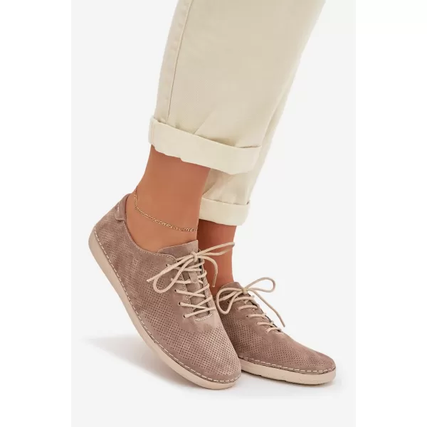  Damenschuhe S.BARSKI LR61-7080 DUNKELBEIGE 