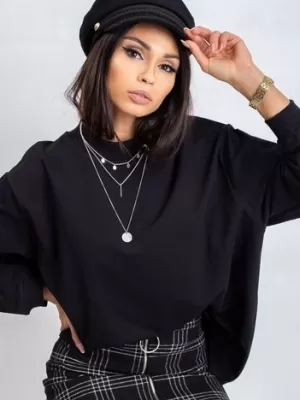 Damen-Sweatshirt BASIC FEEL GOOD RV-BL-5185.82P NOIR