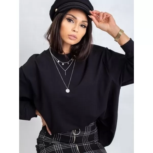  Damen-Sweatshirt BASIC FEEL GOOD RV-BL-5185.82P NOIR 